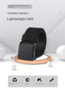 Belt For Men, Student Belt, Casual Versatile Nylon Canvas Outdoor Pants Belt, Suitable For Outdoor Leisure And Daily Use Summer, School Fall, Autumn, Halloween Autumn-Winter Accessories,Suitable For Teens, Youth,Men,Casual, Outdoor, Athletic, Vacation, Graduation Gifts, Birthday, Daily Wear