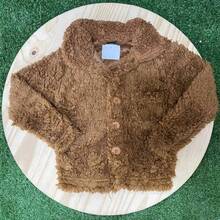 Children's Caramel Sherpa Jacket - 駝色 - 查看 1