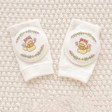 Crawl In Comfort: Cushioned, Breathable Baby Knee Pads With Stylish Mesh - Secure Elastic Fit For Summer - Multicolor - View 11