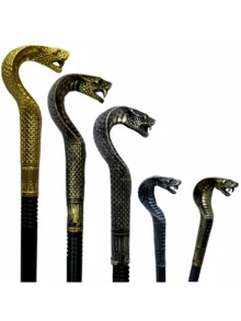 1pc King Cobra Snake Eye Pharaoh Scepter Wizard Wand Costume Accessory, Stage Performance Prop Halloween - Multicolor - View 10