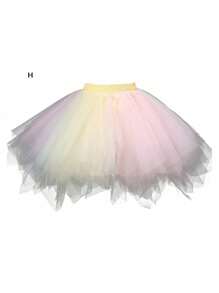 1 Váy cưới tutu nhiều màu sắc hoàn hảo cho đám cưới/biểu diễn sân khấu - A - Xem 18
