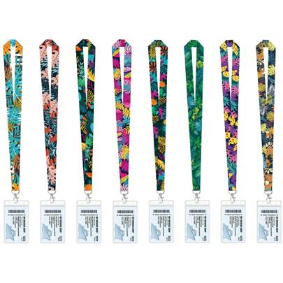 4/8 peças Cordão para Cruzeiro, Itens Essenciais para Cruzeiro incluem Cartão de Identificação e Cartão-chave de Cruzeiro, Suprimentos Escolares, Volta às Aulas