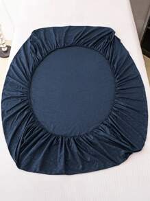 Brocado de fénix Juego de Sabanas, Sabanas Matrimoniales, 4 Piezas, 3000 Hilos, Cómodas y Frescas, Calidad de Lujo, Hipoalergénicas,  Suave, Ligera (1 Forro,1 Sábana, 2 Fundas) - Azul Marino - Ver 9