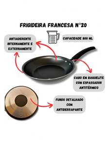 Cookware Set Couscous Cooker 16 Frying Pan N°20 Mug N°14 - 黑色 - 查看 3