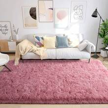 TWINNIS Soft Indoor Fluffy Area Rugs Shaggy Floor Carpets For Living Room Bedroom Nursery Room ,4'x5.3,6'x9',Blush - 臉紅 - 查看 2