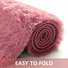 TWINNIS Soft Indoor Fluffy Area Rugs Shaggy Floor Carpets For Living Room Bedroom Nursery Room ,4'x5.3,6'x9',Blush - 臉紅 - 查看 6