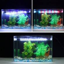 水族箱灯 LED 防水鱼缸夹灯 水下装饰照明 潜水灯 植物生长灯 18-58CM - 彩色 - 查看 2