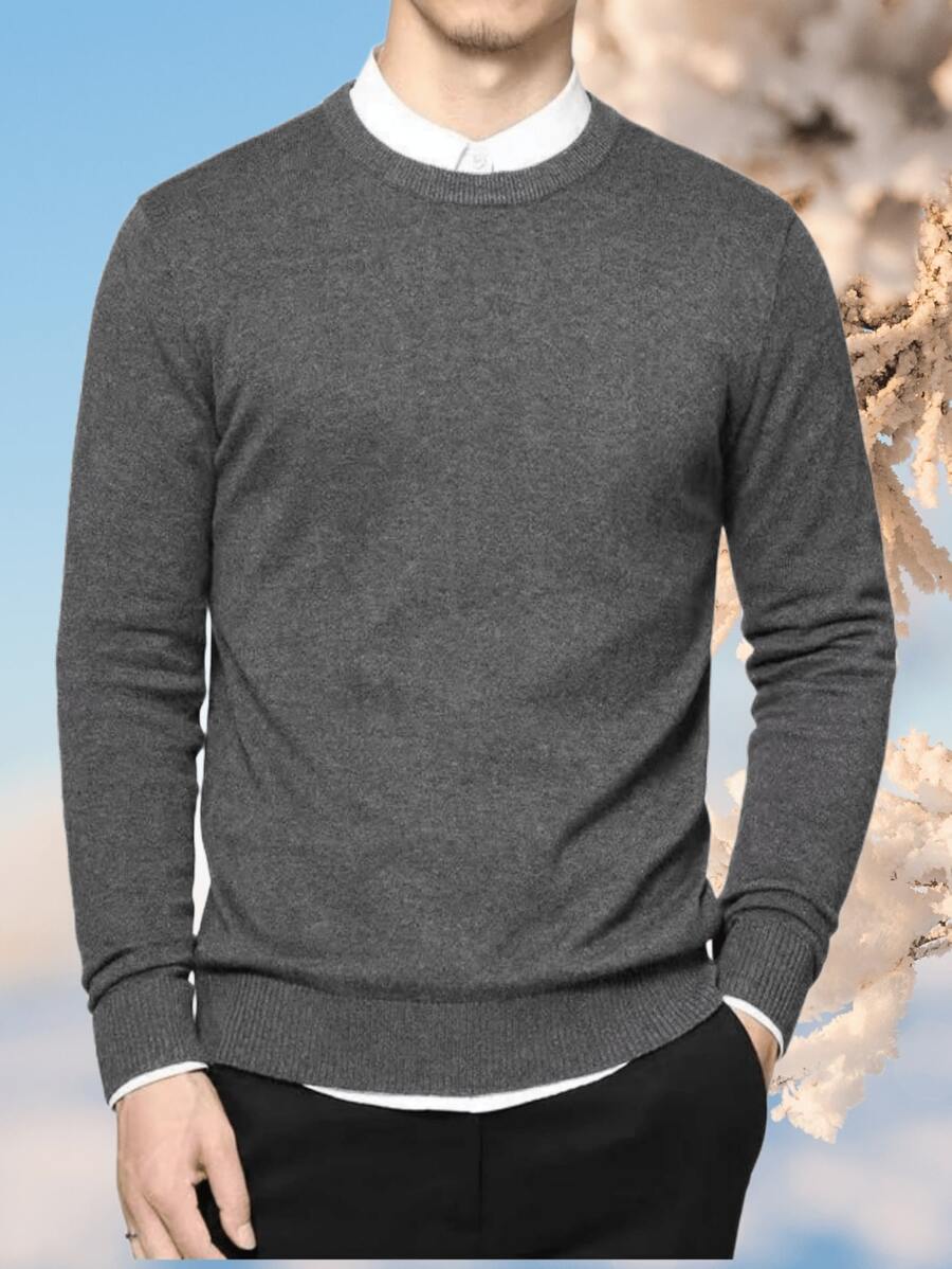 Men Sweaters - 深灰色 - 查看 1