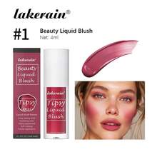 lakerain 1Piece Beauty Liquid Blush Velvet Matte Blusher Face Pigment Lasting Waterproof Natural Cream Cheek Tint Orange Peach 4ml - Nhiều màu - Xem 21