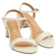 Vizzano Women's Low Square Heel Sandal 6291.900 - White - View 2