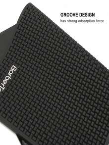 Barbertop Mini Soft Silicone Barber Station Mat For Hair Styling Tools Flexible Rubber Storage Cushion For Clippers Salon Supply - Black - View 3