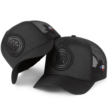 Trucker Country Texas Wind Cap Curved Brim Cowboy Telinha - màu đen - Xem 2