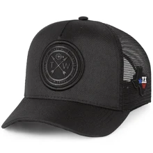 Trucker Country Texas Wind Cap Curved Brim Cowboy Telinha - màu đen - Xem 3