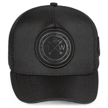 Trucker Country Texas Wind Cap Curved Brim Cowboy Telinha - màu đen - Xem 4