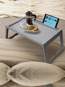 1 PC Plastic Foldable And Portable Laptop Table On Bed And Sofa,Also Suitable For Outdoor Picnic - Multicolor - View 4