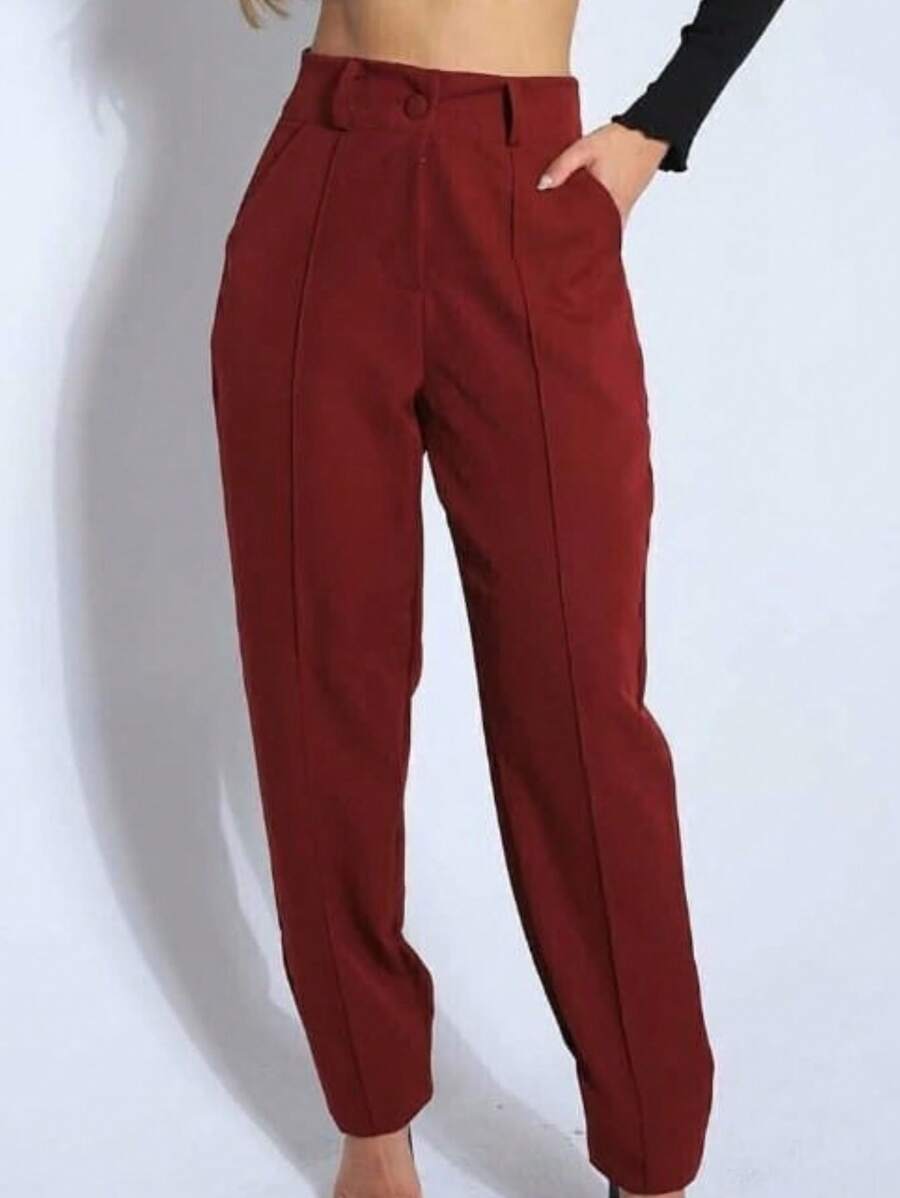 Women's Social Tailoring Pants - Fashion 2024 - Đỏ - Xem 1