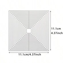 1pc Basic Shape Metal Carbon Steel Cutting Dies, DIY Embossing Die Cut Mold For Scrapbooking, Card Making, Album And Crafts Decor