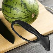 1pc Black Ergonomic Handle Manual Knife Sharpener, Household Kitchen Garden Outdoor Use, Quick Whetstone Minisharp Tool, Professional Blade Sharpening Handheld For Knives, Machetes, Hoes, Shovels, Scythes - Black - View 5