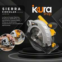 Adir Sierra Circular Electrónica Profesional 184mm 810 - Amarillo - Ver 7