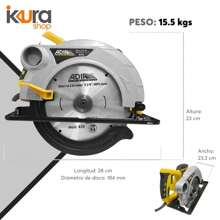 Adir Sierra Circular Electrónica Profesional 184mm 810 - Amarillo - Ver 4