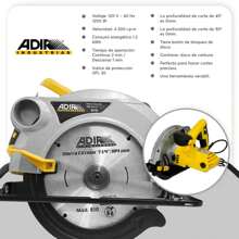 Adir Sierra Circular Electrónica Profesional 184mm 810 - Amarillo - Ver 6