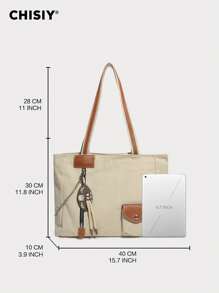 CHISIY 原创手工制作手提包、单肩包、手拿包、笔记本电脑包、帆布包、春夏杏色包、休闲学院风复古手提包