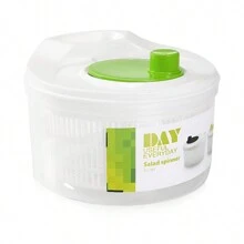 沙拉脱水器 生菜 蔬菜清洗机 烘干机 沥水器 保鲜滤网 用于清洗 烘干 绿叶蔬菜 厨房工具 - 彩色 - 查看 13