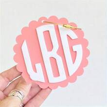 1 件钥匙扣尿布袋钥匙扣背包标签，个性化标签礼物，送给她、老师、妈妈、亚克力礼物，送给最好的朋友、母亲节、送给她的礼物、父亲节、情人节 - 多色 - 查看 2