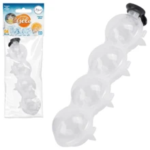 Ice Shape 4 Cavity 5.5cm Large Ice Ball Round Sphere Ball Home Bar Party Kitchen - Trong sáng - Xem 3
