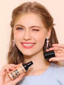 Misslyn 持久防水粉底液,均匀肤色,防水防晕染,质地柔滑,高遮瑕,滋养肌肤,Y2K风格妆容,适合派对、海滩、旅行、度假、露营、户外活动,玫瑰色调,时尚少女新年妆容,适合角色扮演、校园风、春节、情人节礼物,纯素,零残忍,冬季必备,生日、圣诞节礼物,派对必备,最佳色号 - 110 - 查看 3