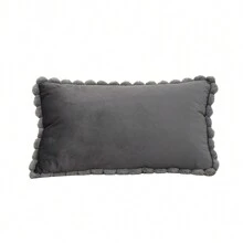 1 件仿兔毛装饰枕套，毛绒天鹅绒方形靠垫套，适用于沙发、客厅装饰（无枕芯） - 彩色 - 查看 21