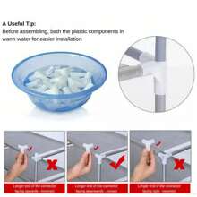 Treeboy 1pc Shoe Rack Cabinet Storage Organiser, Dustproof Shoe Cabinet,10 Tier Simple Shoe Rack Stand Holds 27 Pairs - Black - View 6