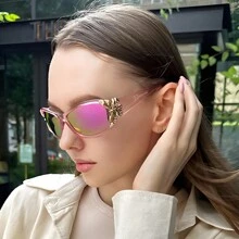 New Fashion Butterfly Polarized Sunglasses For Women And Men Wrap Around UV400 Protection Sports Glasses Y2K Shades - Multicolor - View 7