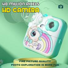 Children's Instant Print Digital Camera, Photo Printer Gift For Boys And Girls, High Definition, Inductive Toy - Multicolor - View 14