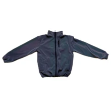 Chaqueta Reflejante Rompe Vientos De Alta Visibilidad - Gris Oscuro - Ver 3