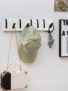 1PC Creative Piano Hook Living Room Bedroom Student Dormitory Wall Hanging Coat And Hat Hook Strong Load-Bearing Guest Foldable Hanger - Multicolor - View 10