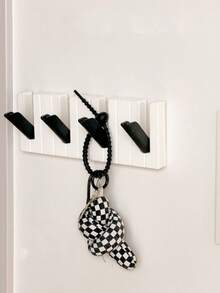 1PC Creative Piano Hook Living Room Bedroom Student Dormitory Wall Hanging Coat And Hat Hook Strong Load-Bearing Guest Foldable Hanger - Multicolor - View 9