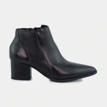 Medium Heel Boot Goes With Everything - 黑色 - 查看 3