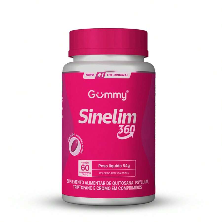 Gummy Sinelim 360 60 Capsules (Chitosan, Psyllium, Chrome) Healthy Weight Loss For Men And Women - Khác - Xem 1