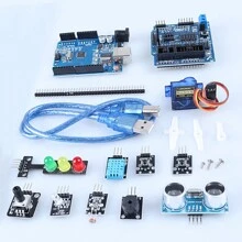 TSCINBUNY Professional Electronic Starter Kit For Arduino, Best Selling Electronic Kit Full Version DIY Electronics Project Training Kit, Educational Great Fun Set With Codes And Instructions - Grey - View 2