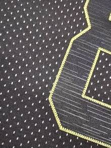 客製化姓名與號碼男款刺繡美式足球球衣，舊金山 49ers V 領個性化短袖上衣，適用於派對、比賽、訓練、競賽、DIY 服飾，尺寸 S-XXL - 黑色 - 查看 4