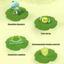 浴缸漂浮玩具 - 幼儿洗澡玩具，男孩漂浮发条浴缸玩具 | 创意小青蛙造型，浴室、游泳池漂浮发条玩具