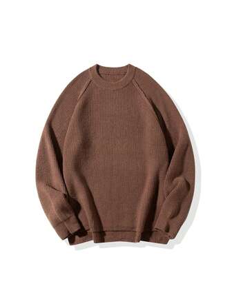 ZCKL Men's Casual Loose Pullover Sweater, Vintage Style, Knit, Spring And Autumn