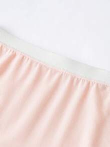 mini bala New Autumn Style Young Girls Soft Underwear Baby Briefs 2 Packs - Pink - View 3
