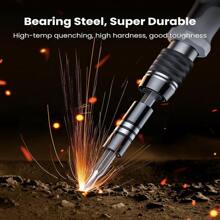 Multifunctional 115 In 1  Screwdriver Set Precision Screwdriver Set Chrome Vanadium Steel Magnetic Repair Tool Kit Combination Kit Black 1 Set, Tools For Men - 紅色 - 查看 3