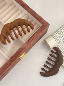 1把金檀木按摩梳，多功能穴位按摩梳，适用于头发、梳子、美发工具、美发产品及配件，是理发店美容旅行必备品、返校季、旅行度假必备品、女士美发配件、梳子、发刷、梳子、解结梳、球形梳、迷你发刷、发刷套装、木梳、发刷、迷你发刷、解结梳、发刷、美发产品、美发工具、美发用品、卷发梳、美发设备、旅行必备品、旅行必备品、发型、美发、发刷、背梳、造型梳、卷发梳、边缘梳、发梳、梳发、发刷套装、梳发、卷发梳、解结梳、女士发刷、头发、旅行、美发产品、美发工具、美发用品、理发师、理发师配件、理发店、美发设备 - 紅木色 - 查看 3