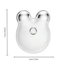 Mini Micro Current EMS Beauty Instrument Portable Rollers Face  Massager EMS Delicate Contour Lifting Firming Skin Care - White - View 7