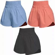 Shorts Deportivo Mujer Falda Deportiva Cortos Gym Elástico Short De Yoga Deportivos De Gym  Lycra De Doble Capa Con Bolsillo Pantalones Cortos Ancha Deportiva Playa - Negro - Ver 5