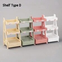 1 pieza Mini estantería/anaquel, mueble en miniatura para casita de muñecas, juguete de simulación DIY para casa de muñecas, exhibidor en miniatura para plantas, gabinete de cocina en miniatura, exhibidor de pasteles, accesorio de decoración del hogar, recuerdo de fiesta