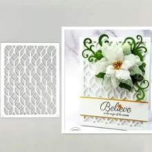 1片標籤標語裝飾手冊製作金屬減壓模切割模具，DIY剪貼簿相簿裝飾凹凸紙裝飾模具，賀卡信封製作工具 - 銀色F - 查看 15